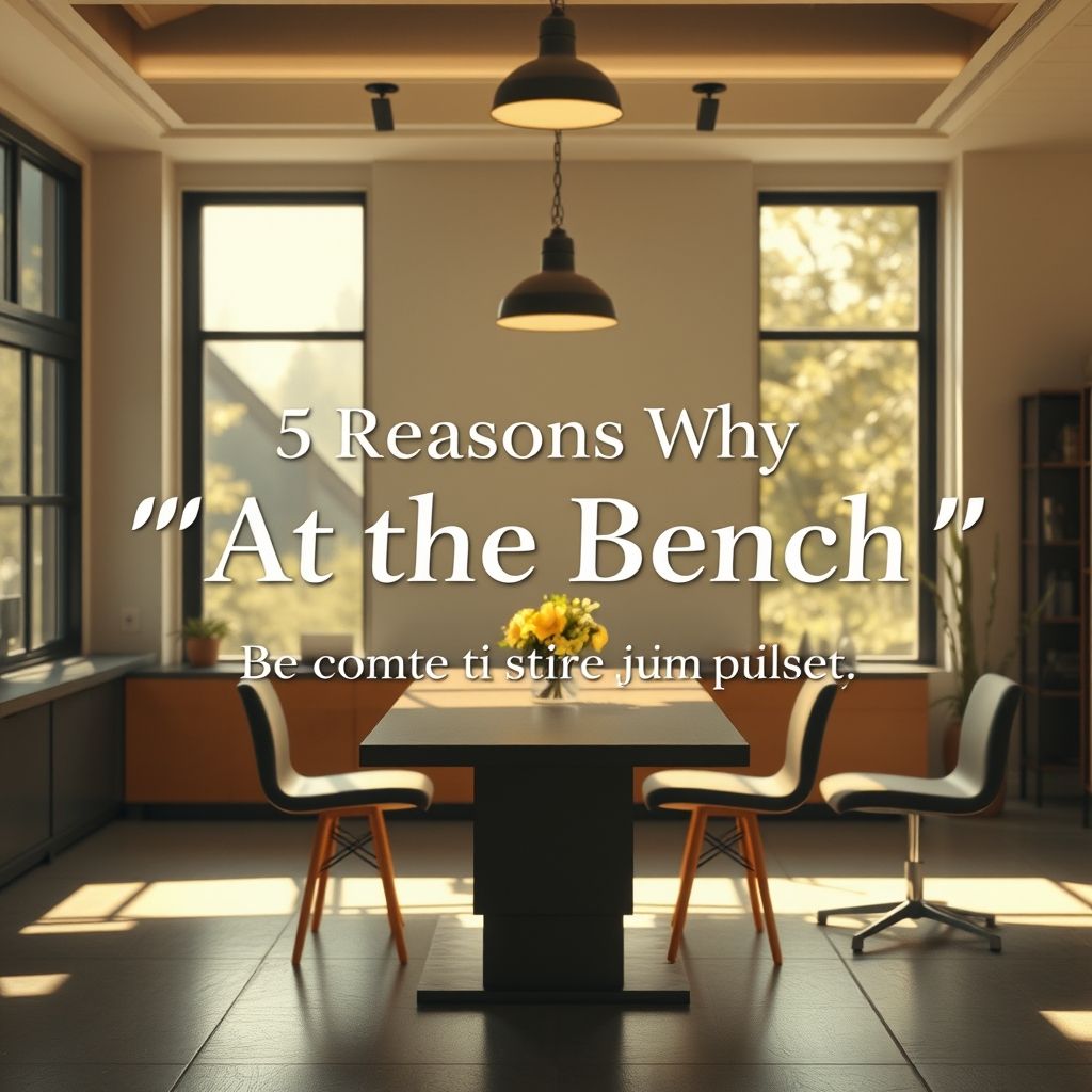 5 เหตุผลที่ 'At the Bench' กลายเป็นรายการโปรดของใครหลายคน